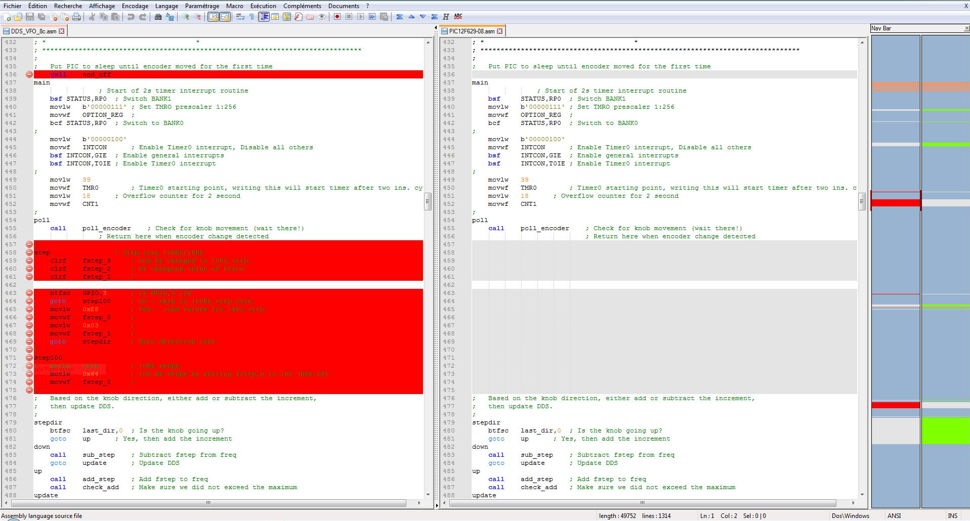 ASM code mods