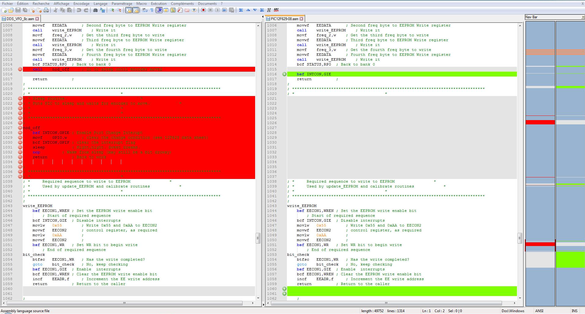 ASM code mods