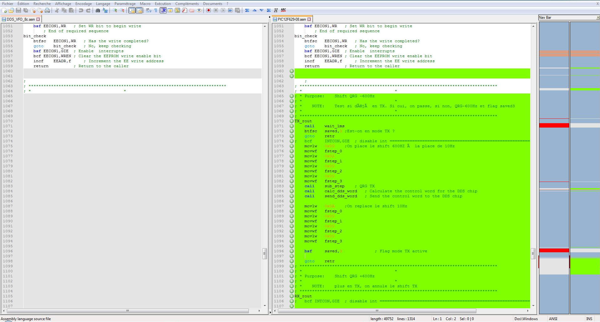 ASM code mods