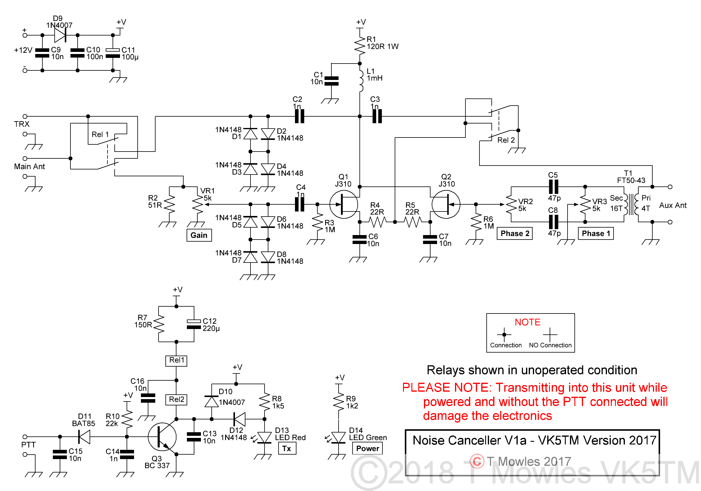 noise canceller schematic
