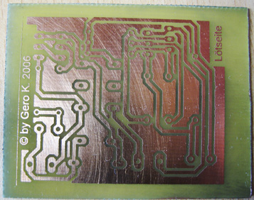 Fertige Platine
